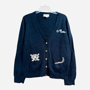 Kate Spade Broome Street Leopard Women's Cardigan, XL
